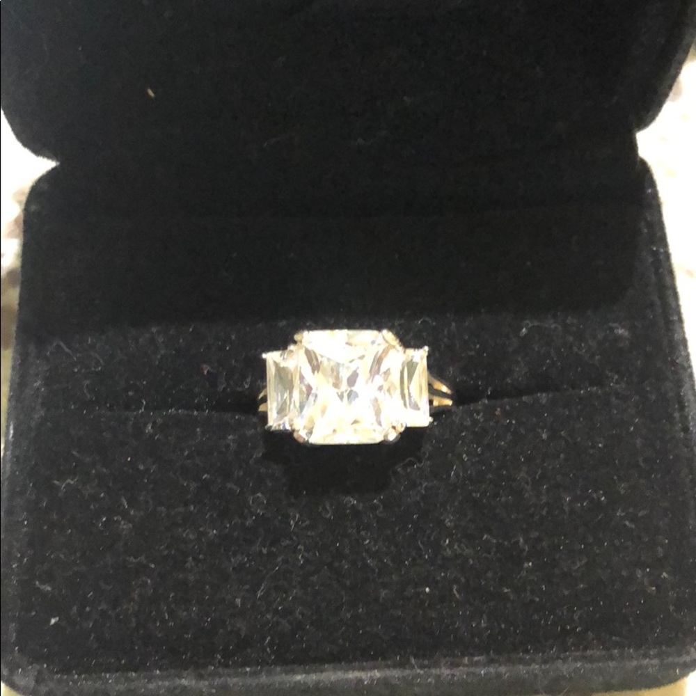 Cz Radiant Cut Ring